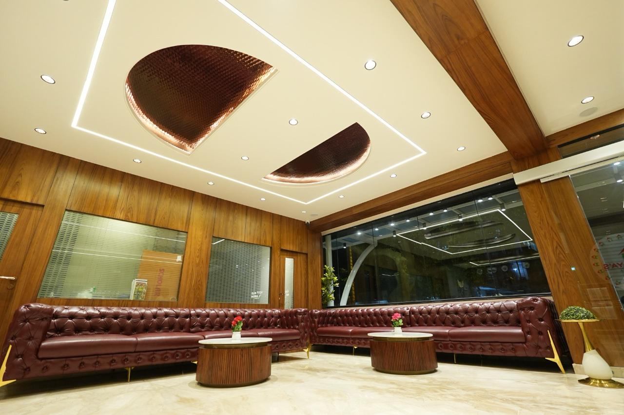 Hotel reception area